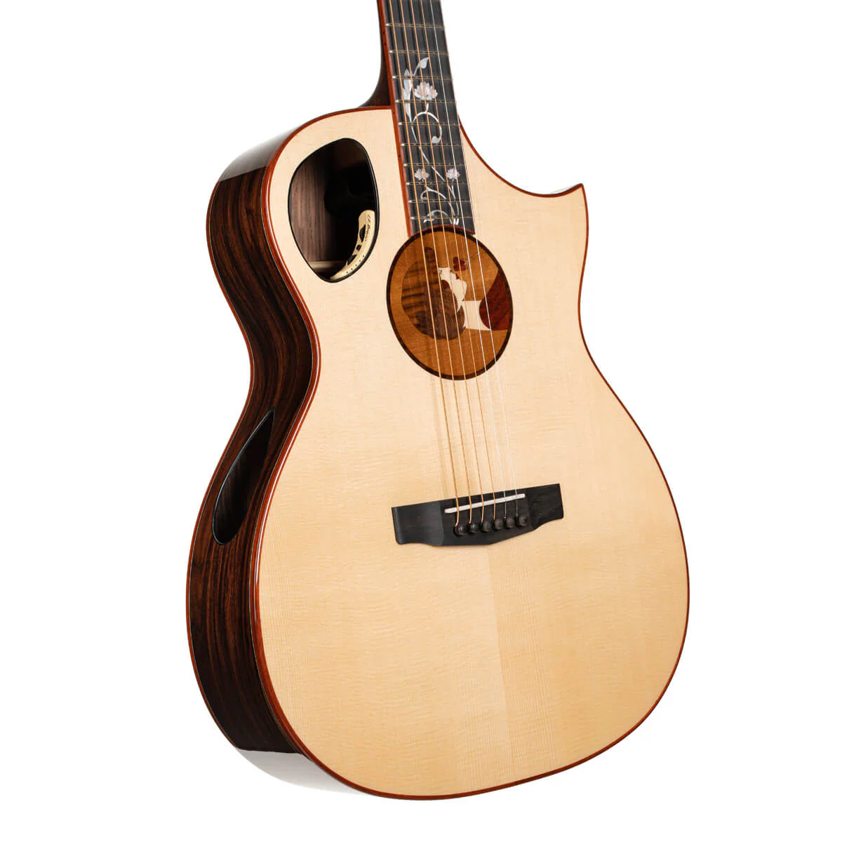 Cort Masterpiece Roselyn Redux Acoustic Guitar w/Case - Natural - Image 2