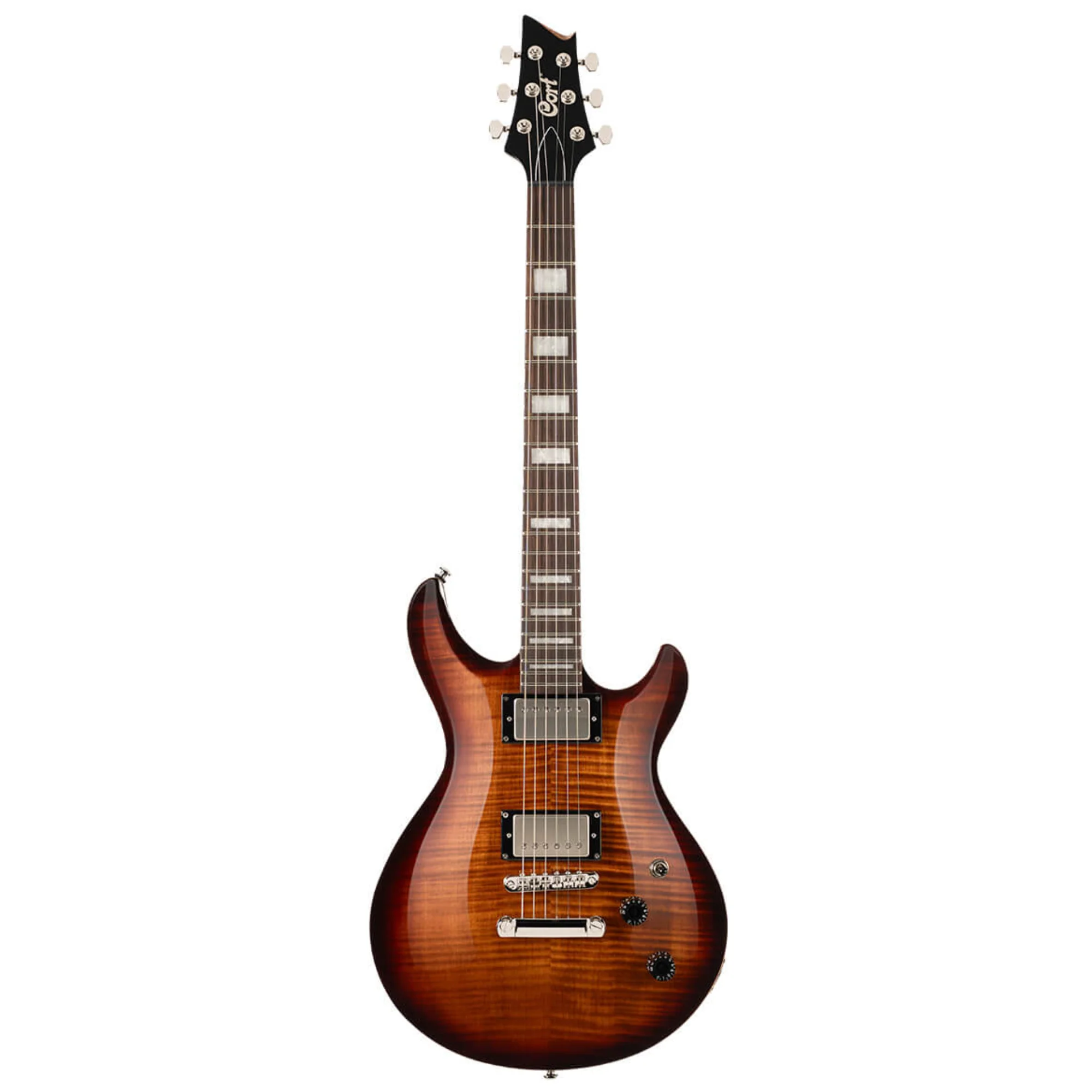 Cort Mirage M600 Electric Guitar - Tobacco Sunburst - Image 4