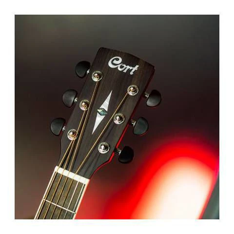 Cort MR710F Left-Handed Dreadnought Cutaway Acoustic Guitar - Natural Satin - Image 2