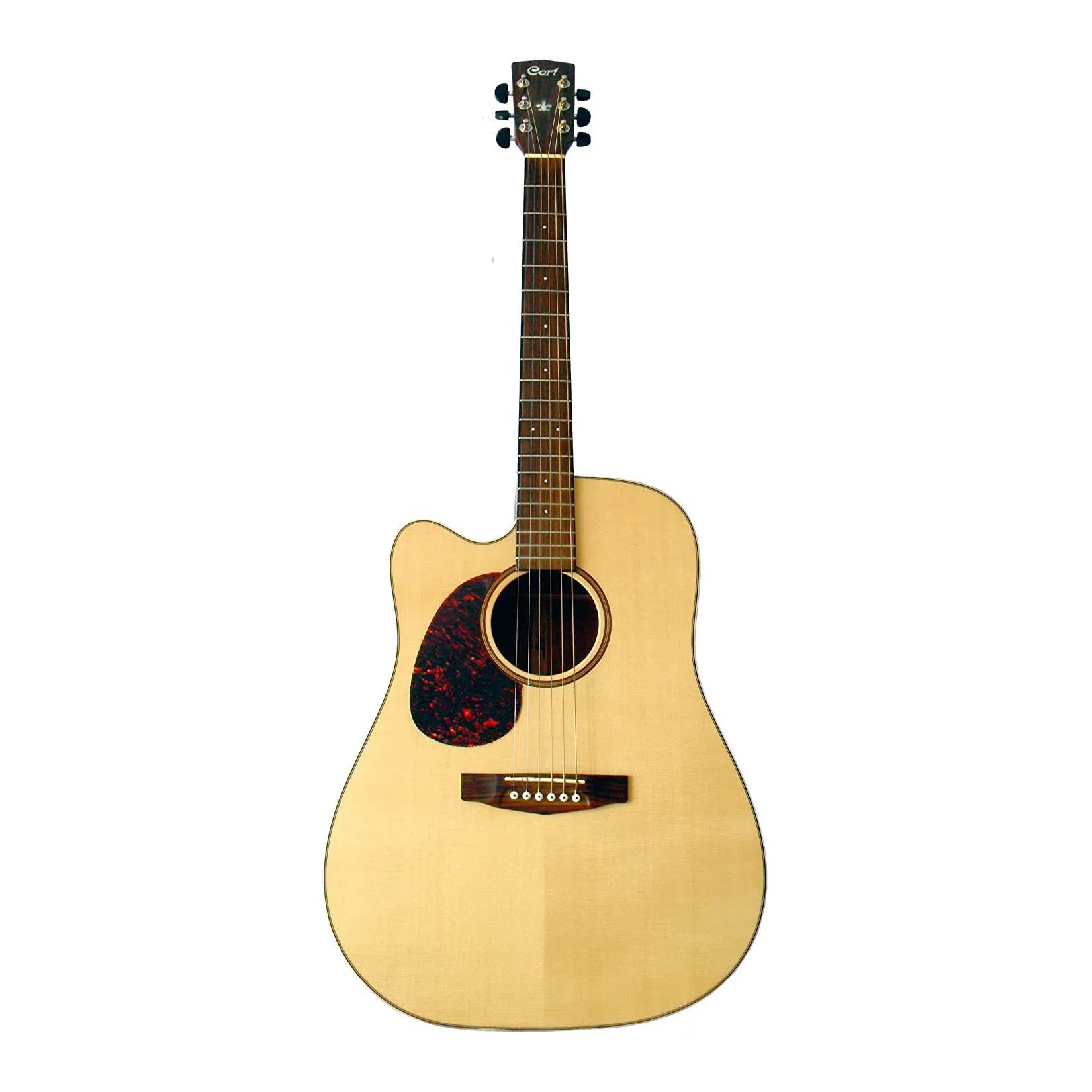 Cort MR710F Left-Handed Dreadnought Cutaway Acoustic Guitar - Natural Satin - Image 6