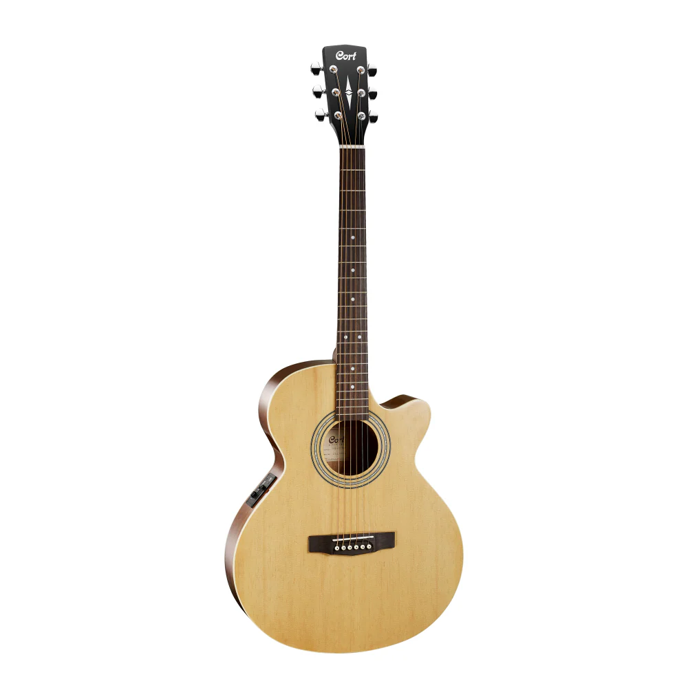 Cort SFX-ME OP Cutaway Acoustic Guitar Open Pore Finish - Image 2