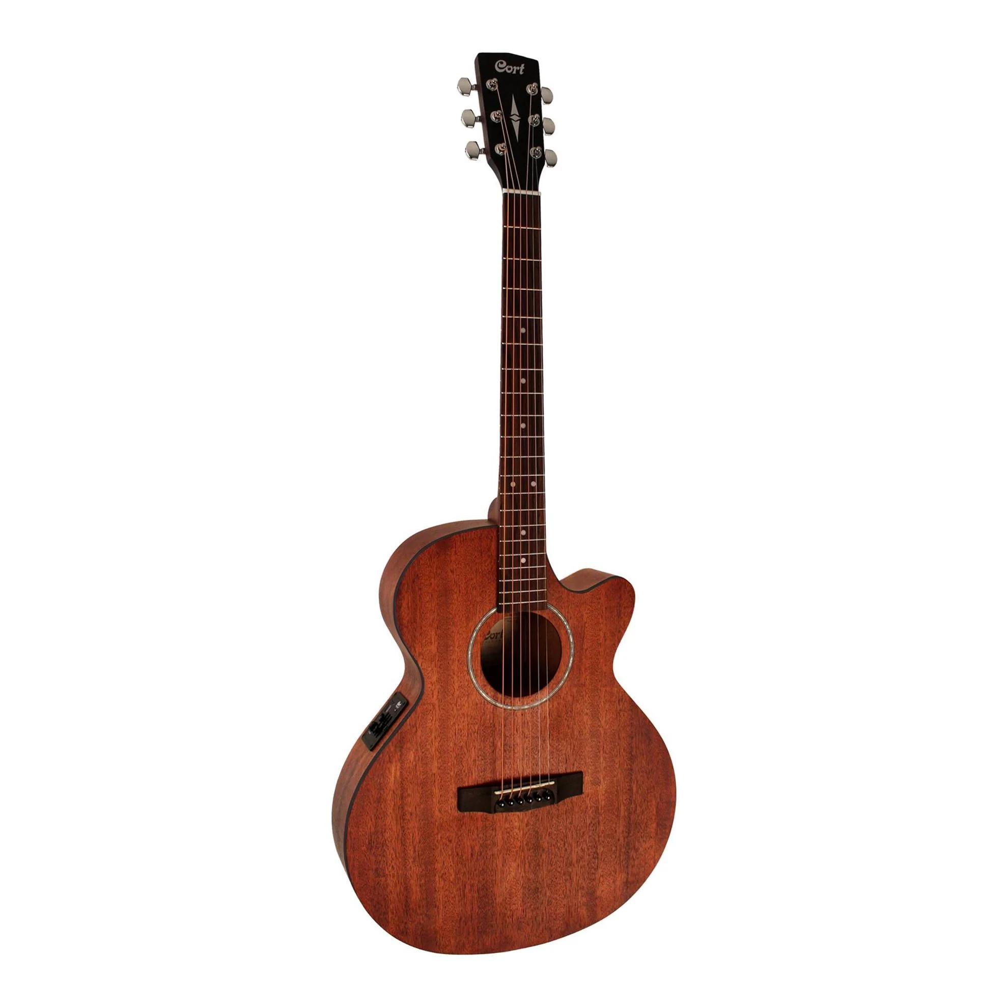 Cort SFX-Mem OP Acoustic Guitar in All Mahogany - Image 6