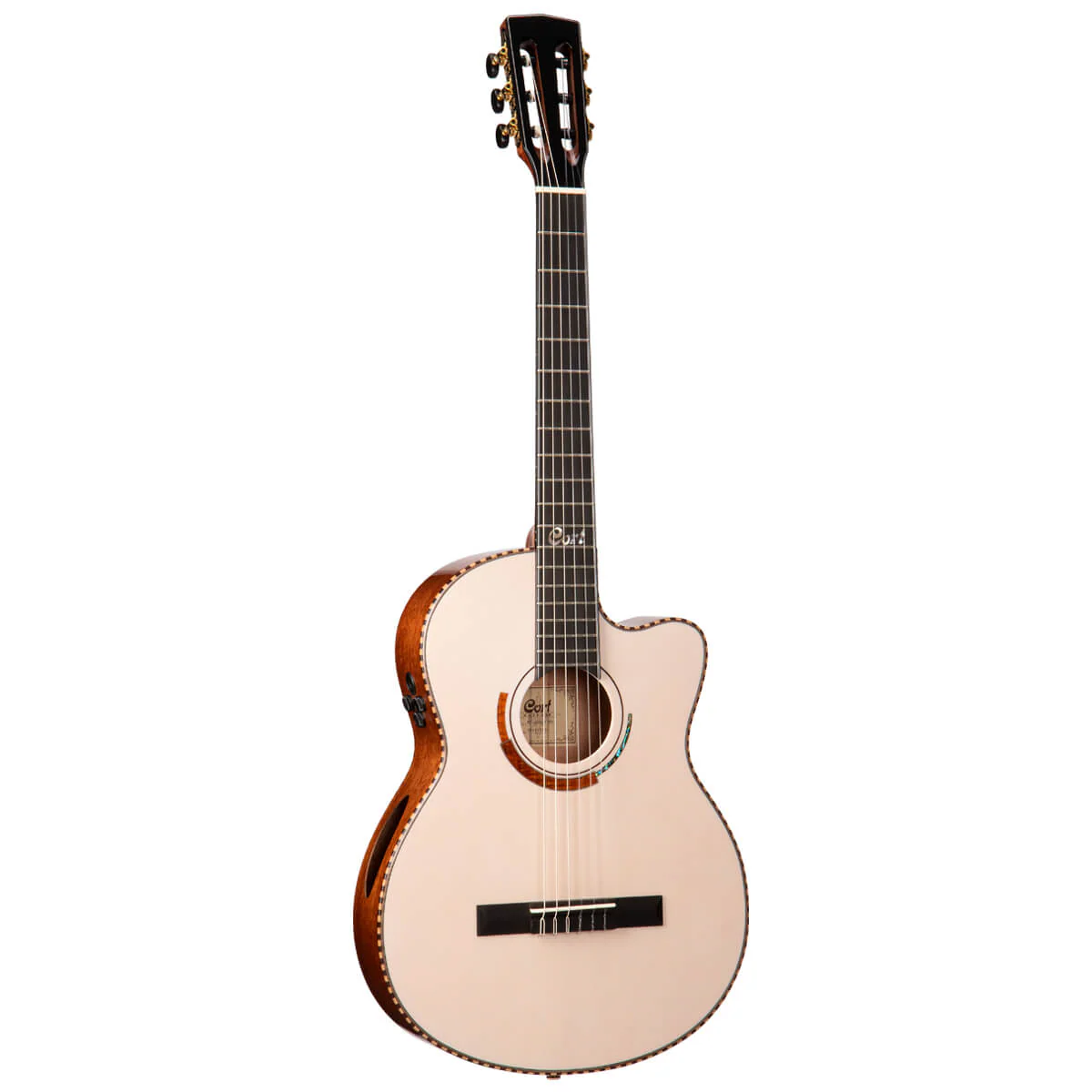 Cort Sol Encanto Classic Guitar w/Case - White Blond Gloss