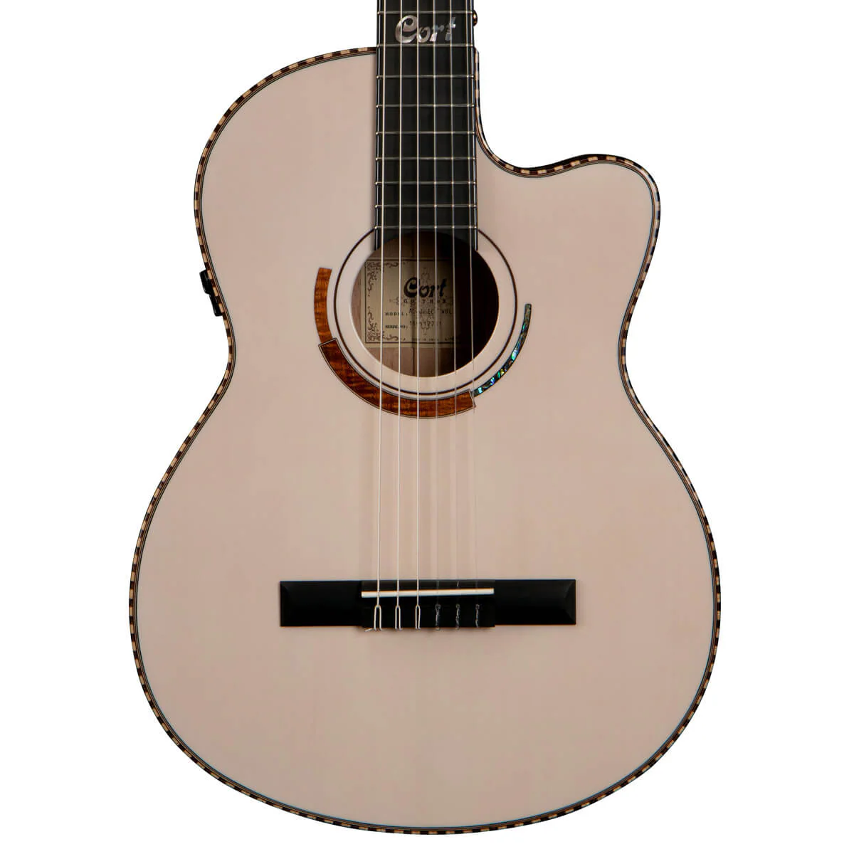 Cort Sol Encanto Classic Guitar w/Case - White Blond Gloss - Image 12