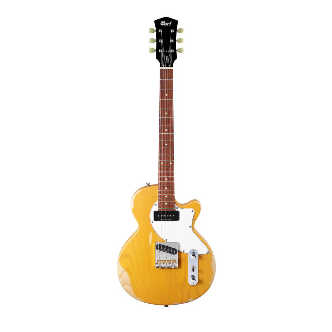 Cort Sunset TC Electric Guitar - Worn Butter Blonde - Image 2