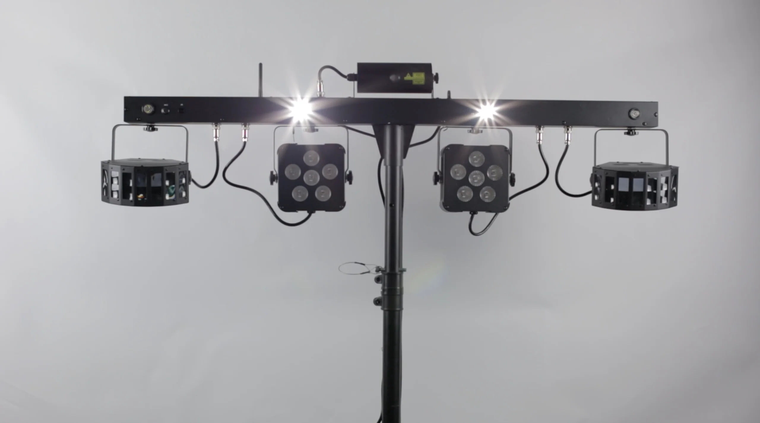 CR Lite Mix Party Bar Pro 4-in-1 Effect Light Bar with Wireless Footswitch - Image 6