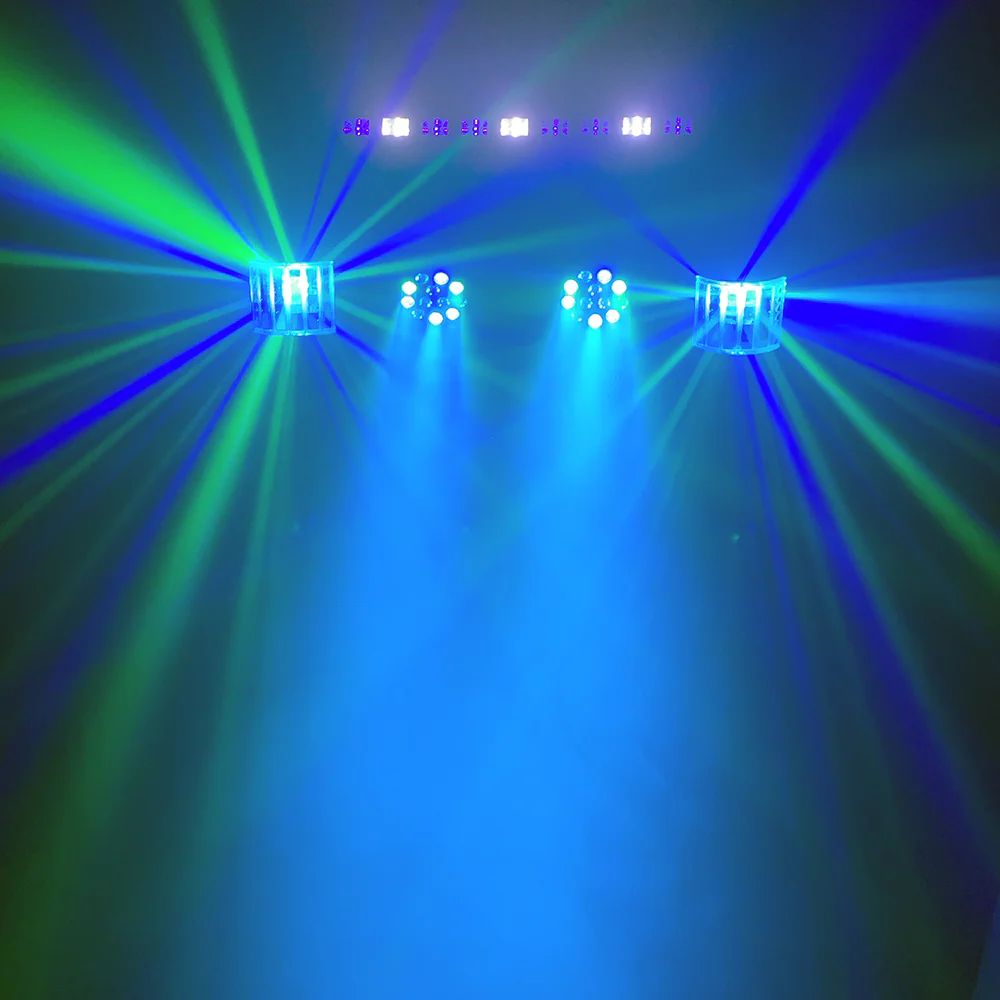 CR Lite Stage Party Bar 5 in 1 Party Light Set with Pars, Derbys, UV Bar - Image 7