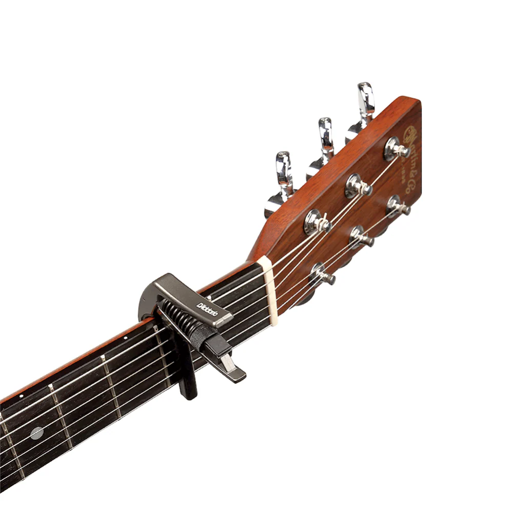 D'Addario Artist Capo Adjustable Tension  - Metallic Grey - Image 3