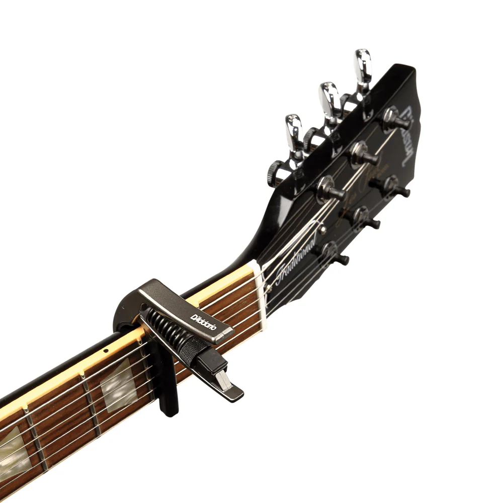 D'Addario Artist Capo Adjustable Tension  - Metallic Grey - Image 7