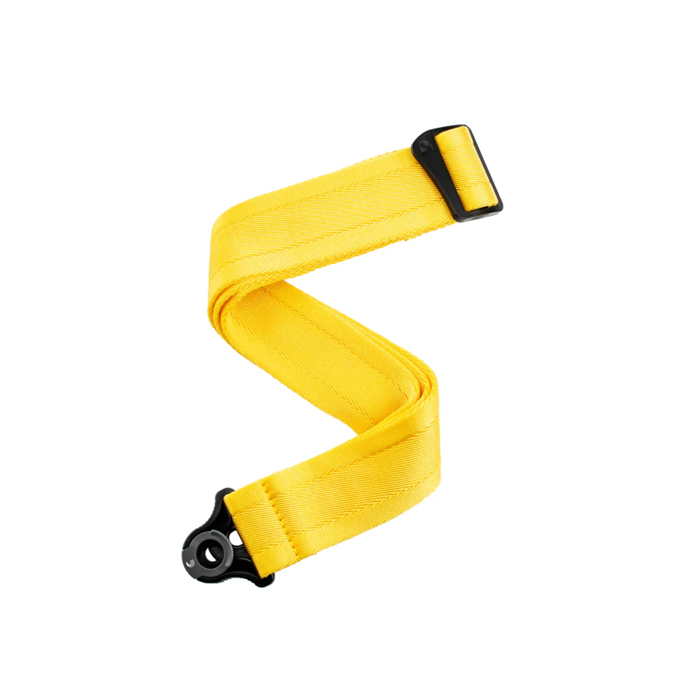 D'addario Auto Lock Guitar Strap - Mellow Yellow