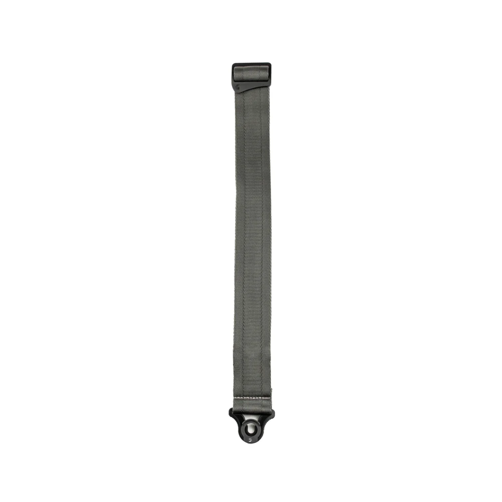 D'addario Auto Lock Guitar Strap - Metal Grey - Image 3
