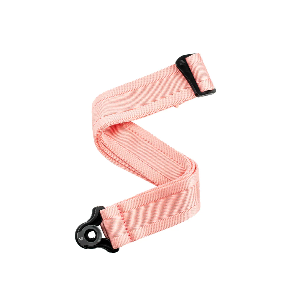 D'addario Auto Lock Guitar Strap - New Rose - Image 3