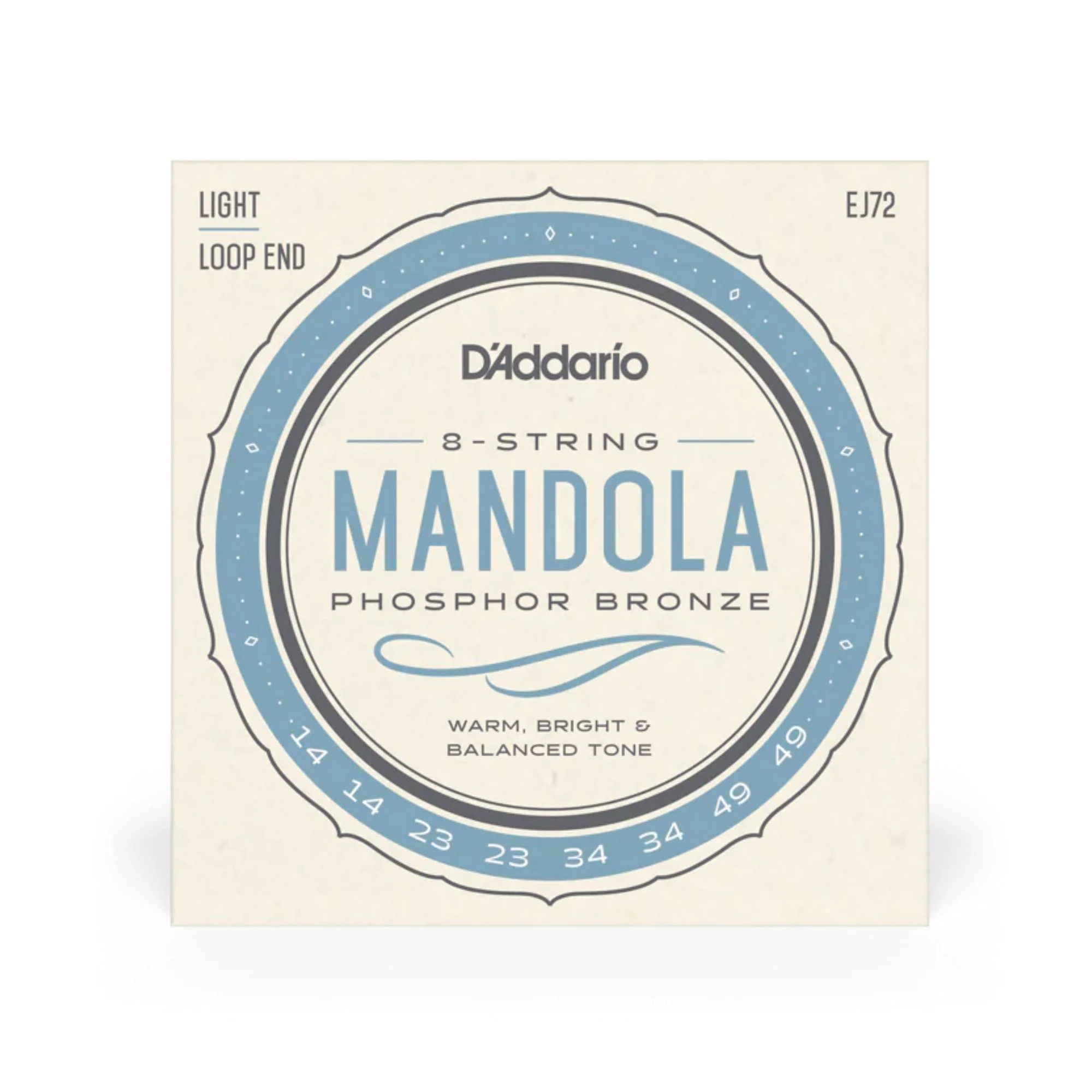 D'Addario EJ72 Phosphor Bronze Mandola Strings Light 14-49