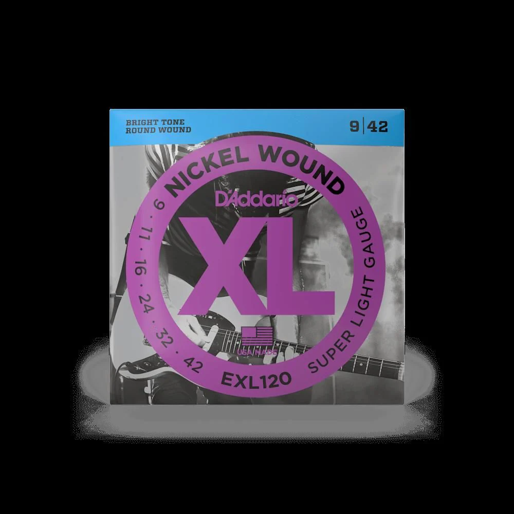 D'Addario EXL120 9-42 Super Light Electric Guitar Strings (3pk) - Image 2