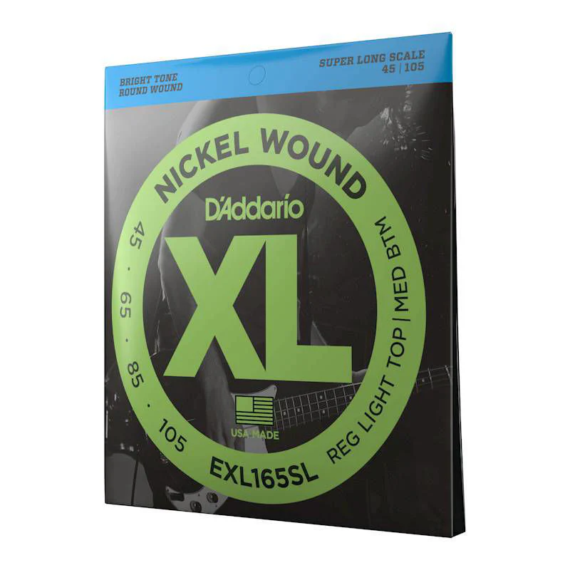 D'Addario EXL165SL 45-105 Custom Light Super Long Scale Bass Guitar Strings - Image 6
