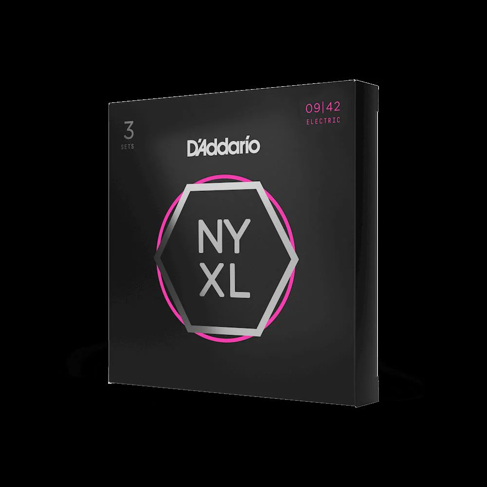 D'Addario NYXL09423P 09-42 Super Light Nickel Wound Electric Guitar Strings - 3 Pack - Image 6