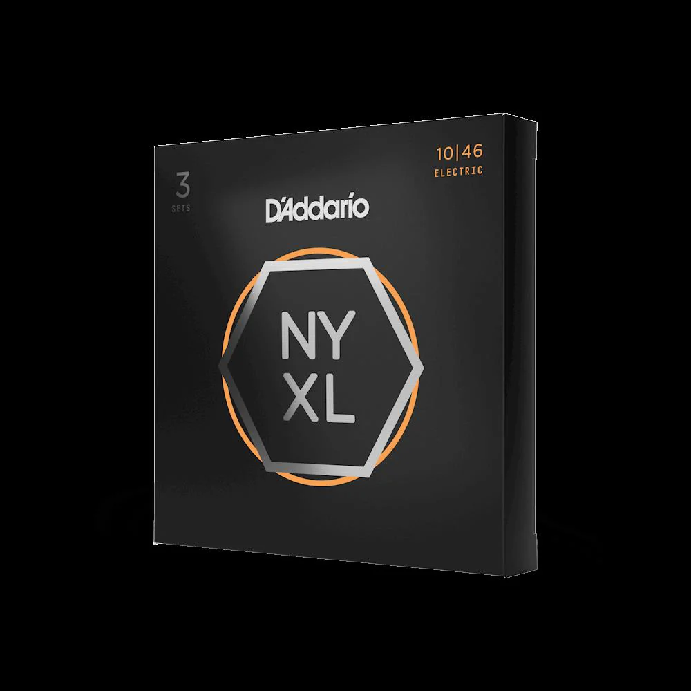 D'Addario NYXL10463P 10-46 Regular Light Nickel Wound Electric Guitar Strings - 3 Pack - Image 6