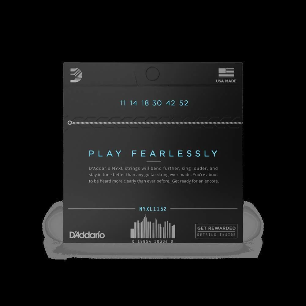 D'Addario NYXL1152 11-52 Medium/Heavy Nickel Wound Electric Guitar Strings - Image 3