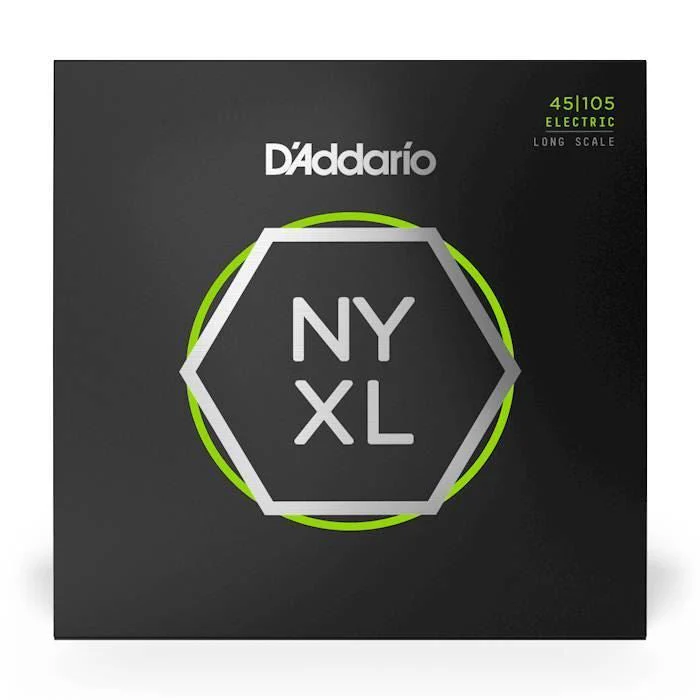 D'Addario NYXL45105 45-105 Light Top/Medium Bottom Bass Guitar Strings - Image 3