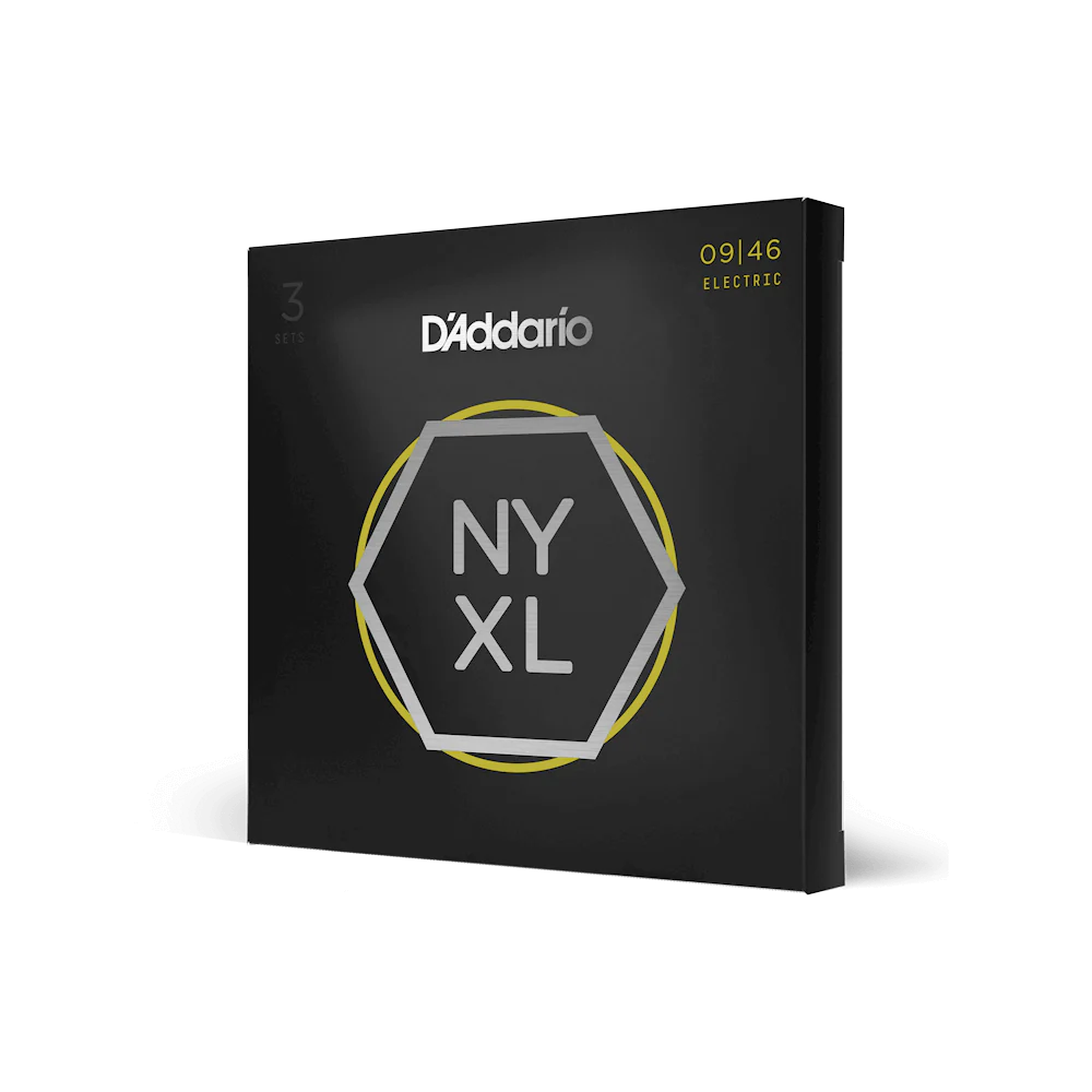 D'Addario NYXL946-P Electric Guitar Strings - 9-46 3 Pack - Image 3