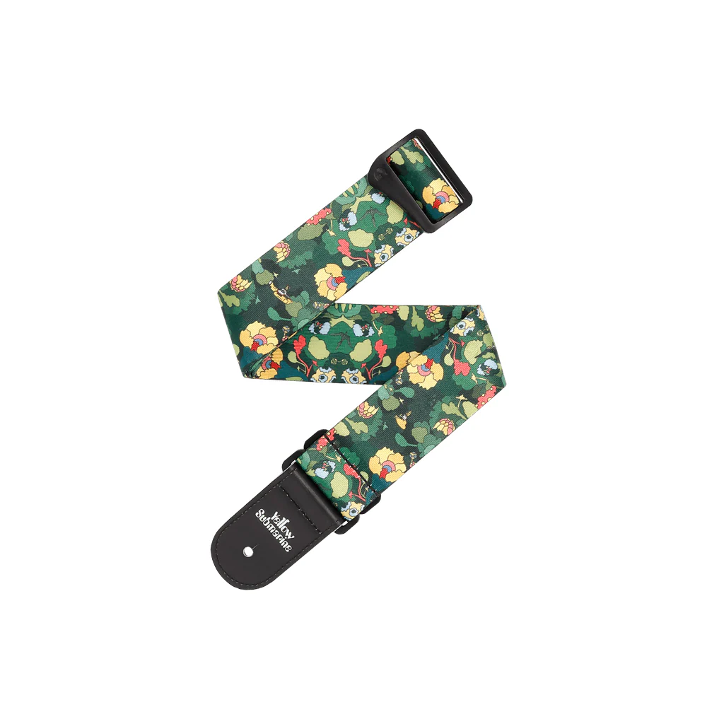 D'Addario The Beatles Yellow Submarine 55th Anniversary Polyester Guitar Strap - Pepperland Woods - Image 3