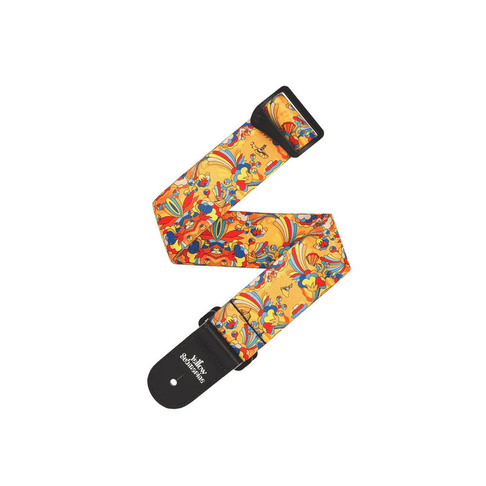 D'Addario The Beatles Yellow Submarine 55th Anniversary Polyester Guitar Strap - Primrose Prairie - Image 3