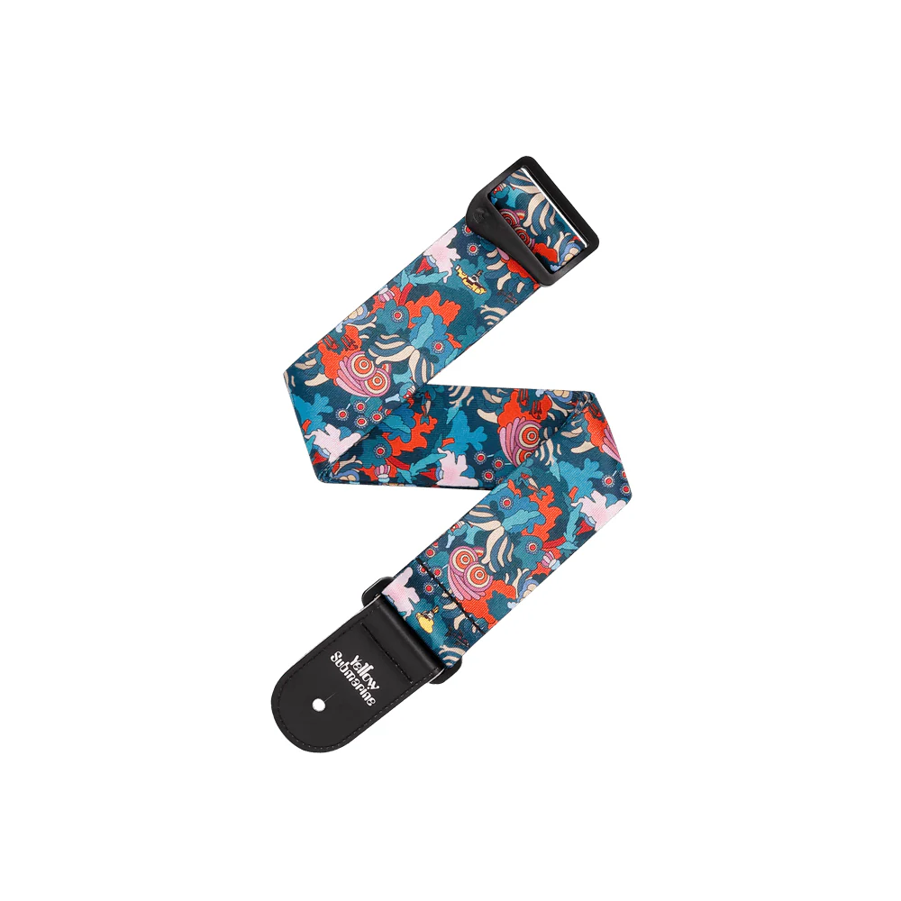 D'Addario The Beatles Yellow Submarine 55th Anniversary Polyester Guitar Strap - Under the Sea - Image 3