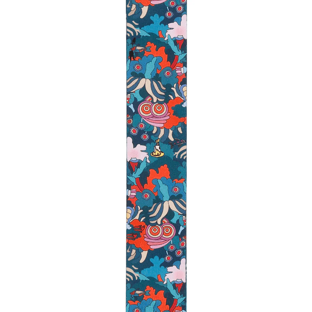 D'Addario The Beatles Yellow Submarine 55th Anniversary Polyester Guitar Strap - Under the Sea - Image 4