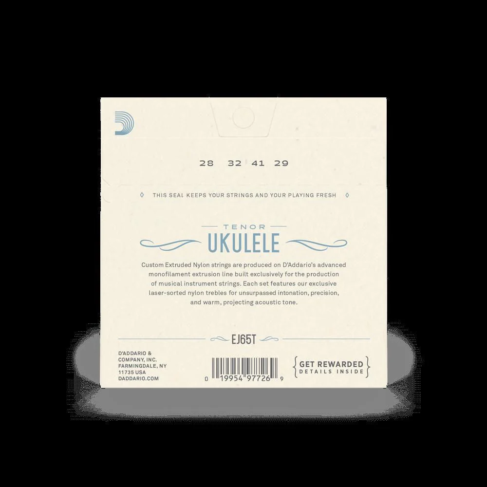 D'Addario Uke Strings Set - Clear Nylon - Tenor - Image 3