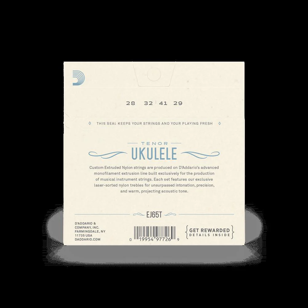 D'Addario Uke Strings Set - Clear Nylon - Tenor - Image 5