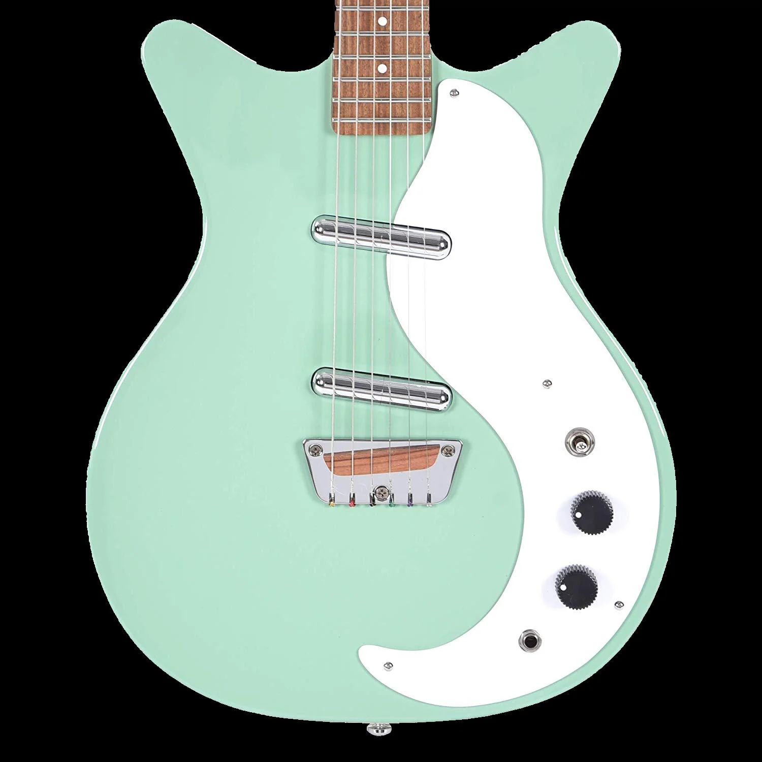 Dan Electro Dano Stock '59 Electric Guitar in Aqua - Image 4