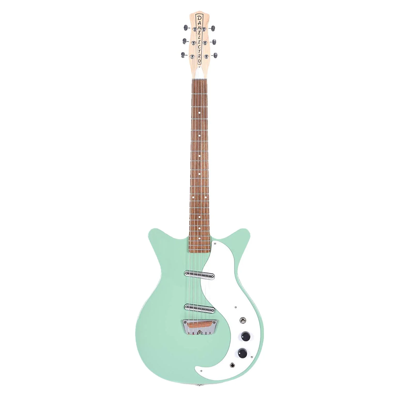 Dan Electro Dano Stock '59 Electric Guitar in Aqua - Image 5