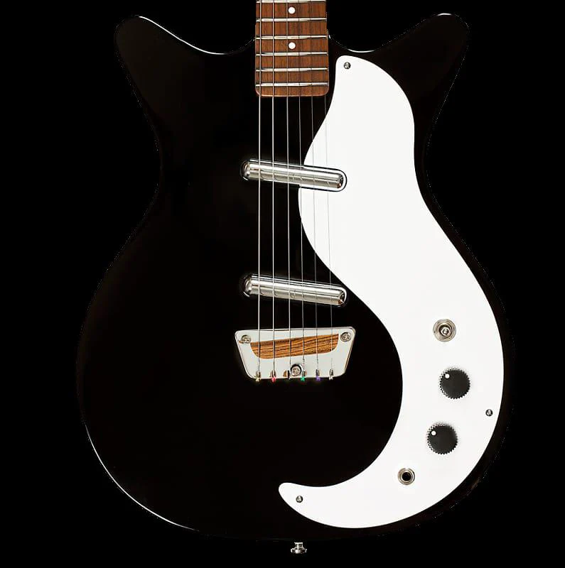 Dan Electro Stock '59 Electric Guitar in Black - Image 3