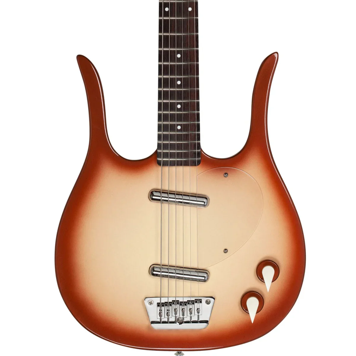 Danelectro '58 Longhorn Baritone Electric Guitar - Copperburst - Image 2