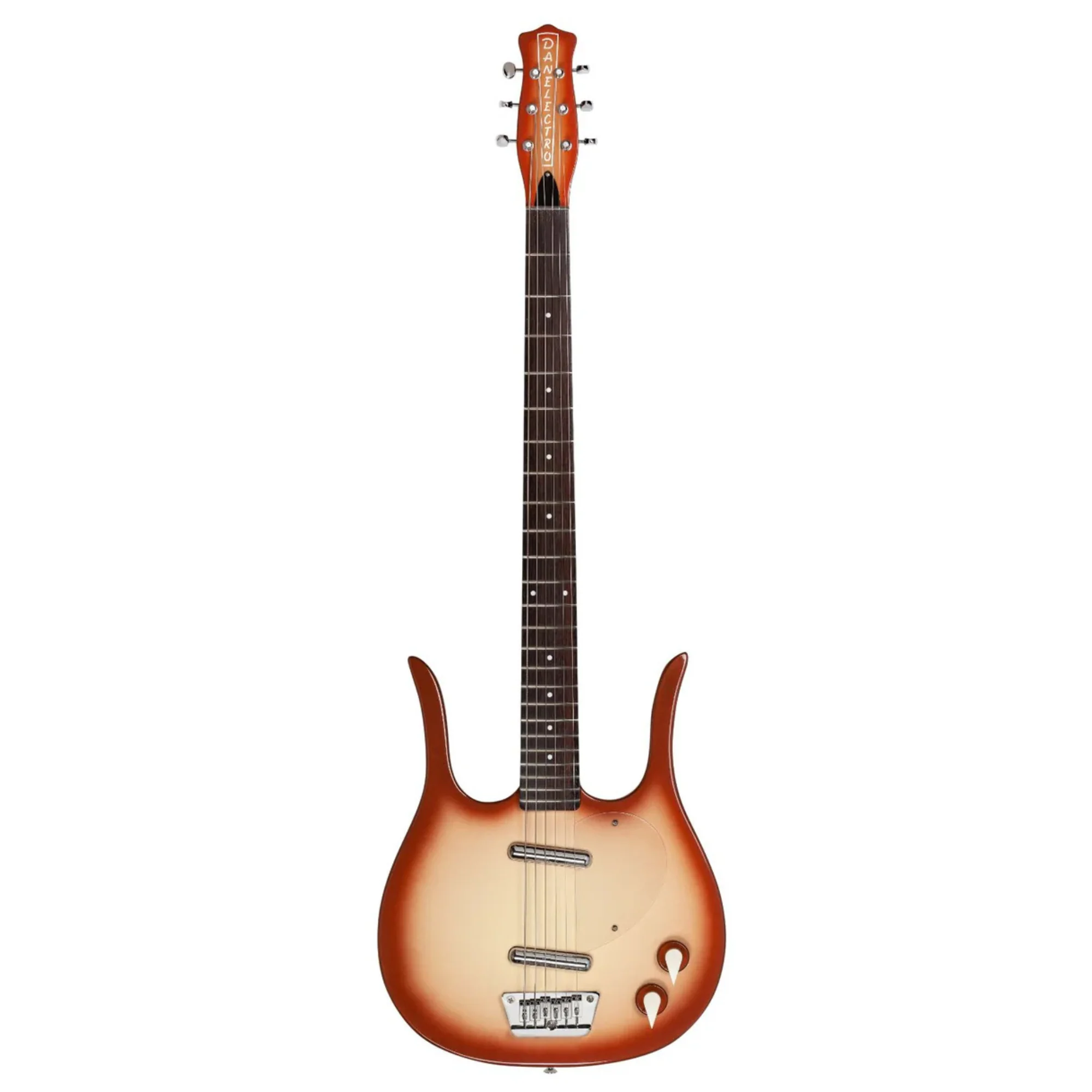 Danelectro '58 Longhorn Baritone Electric Guitar - Copperburst - Image 3