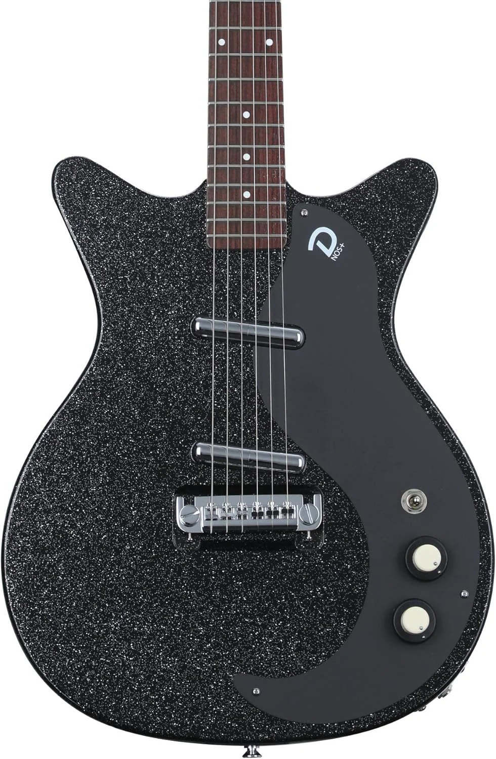 Danelectro '59M Blackout Electric Guitar - Black Metal Flake (B-STOCK) - Image 2