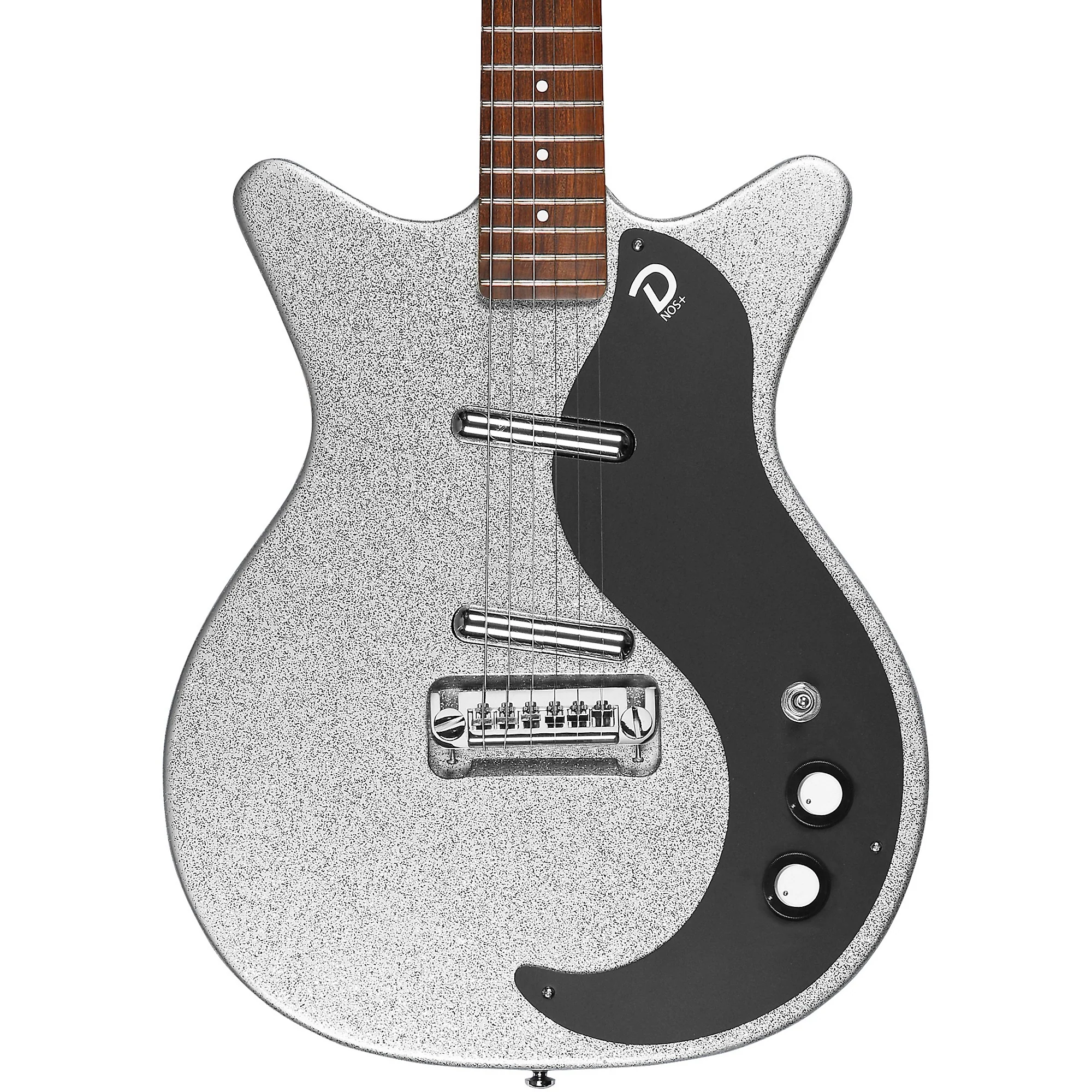 Danelectro 59M NOS+ 60th Ann. Electric Guitar Silver Metal Flake (B-STOCK) - Image 2