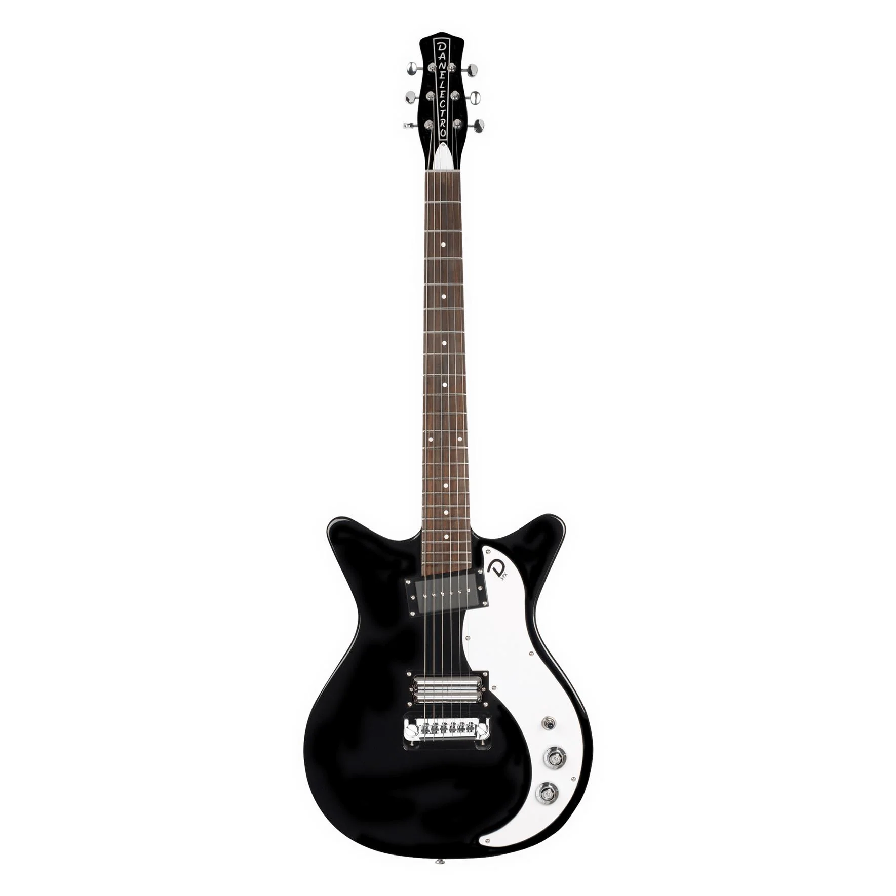 Danelectro 59X Electric Guitar Black - Image 2