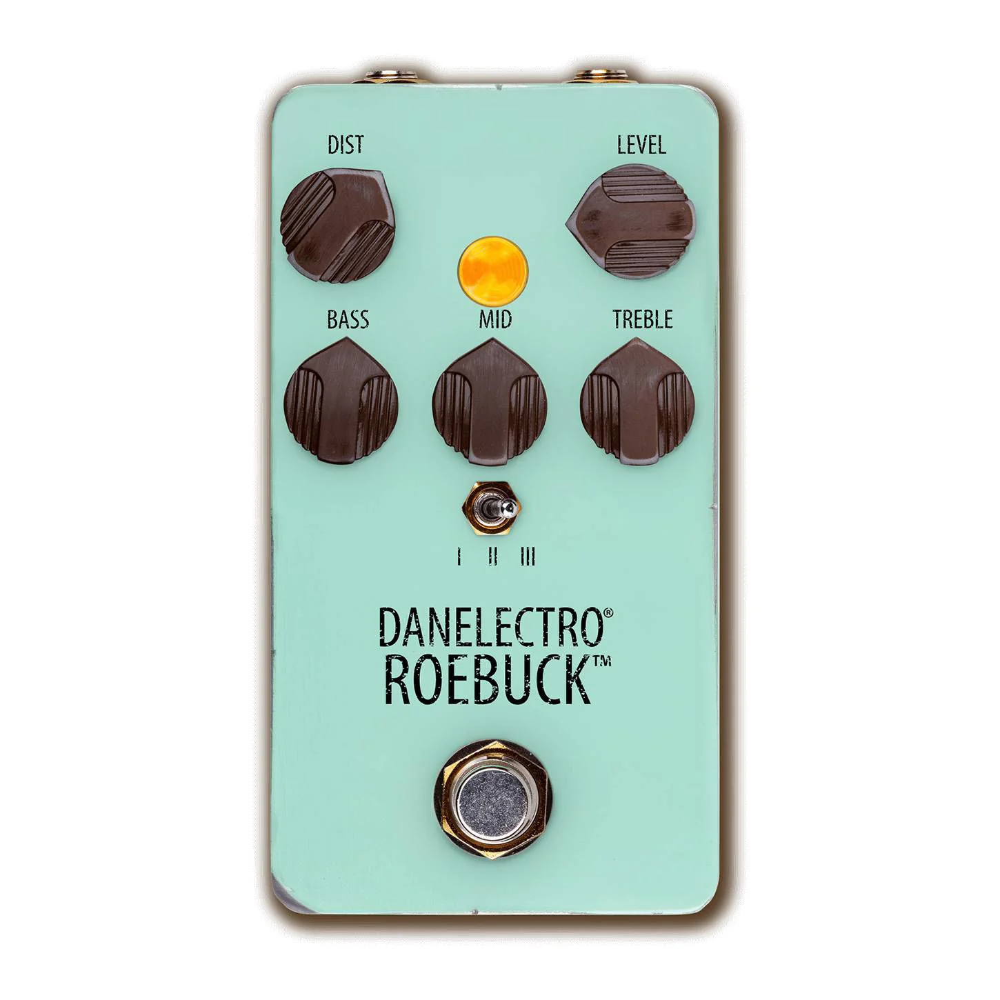 DanElectro RROE1 Vintage Series Roebuck Distortion Guitar Effects Pedal - Image 3