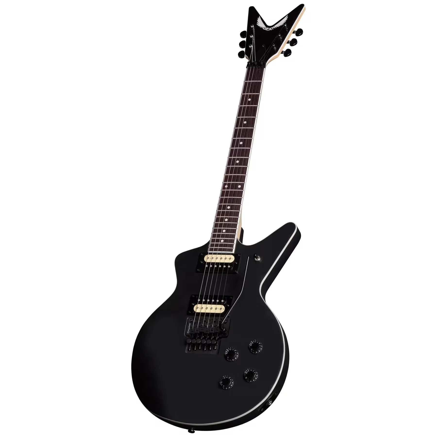 Dean Cadillac X Floyd Rose Electric Guitar - Black Satin - Image 3