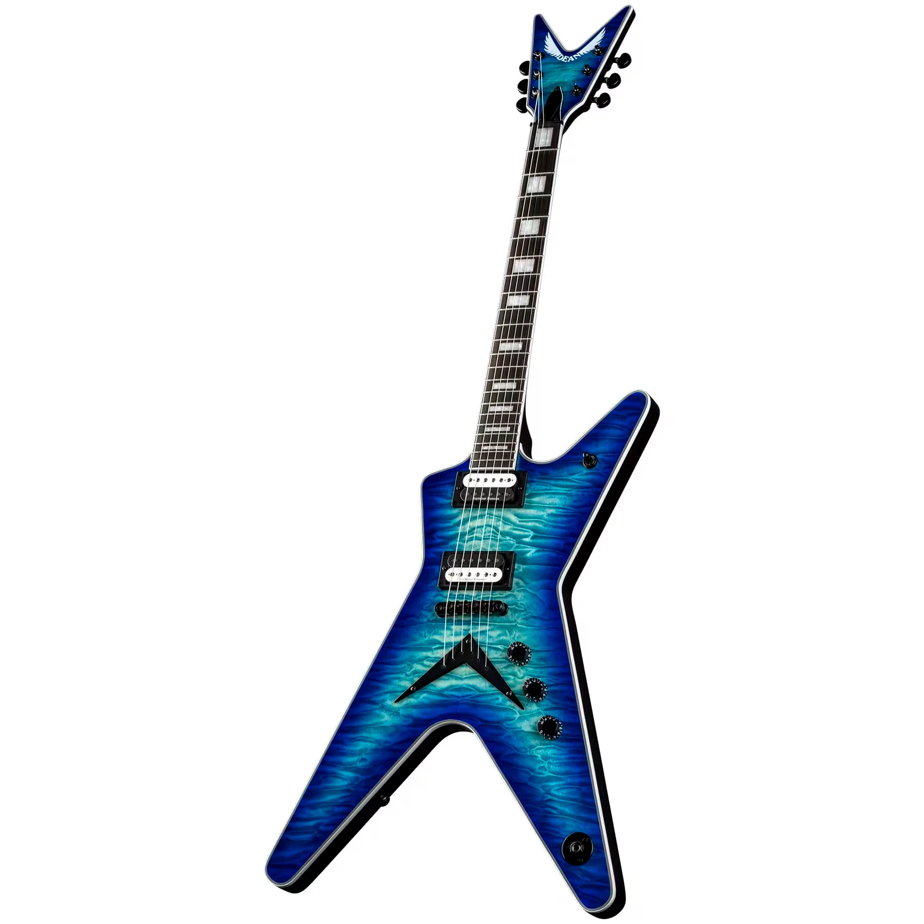 Dean MLSELQMOSB ML Select Floyd Electric Guitar - Ocean Burst - Image 2