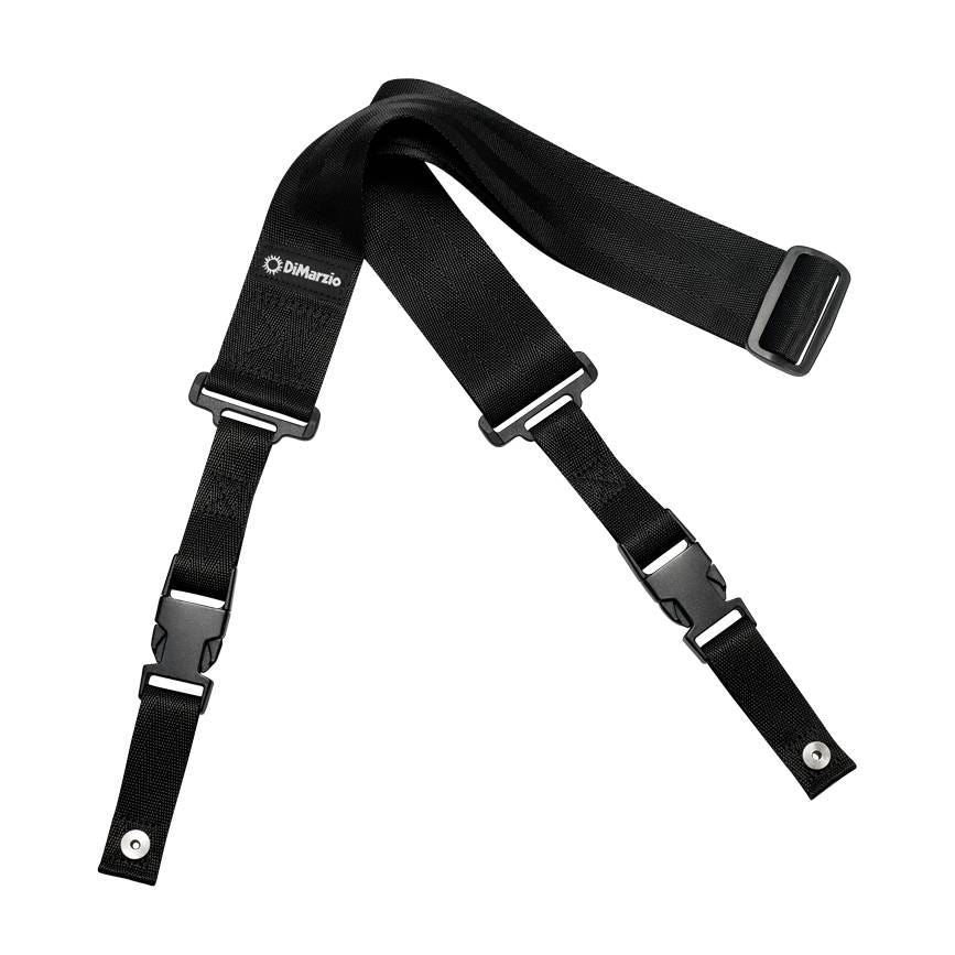 DiMarzio DD2200B 2inch Nylon Cliplock Strap - Black - Image 2