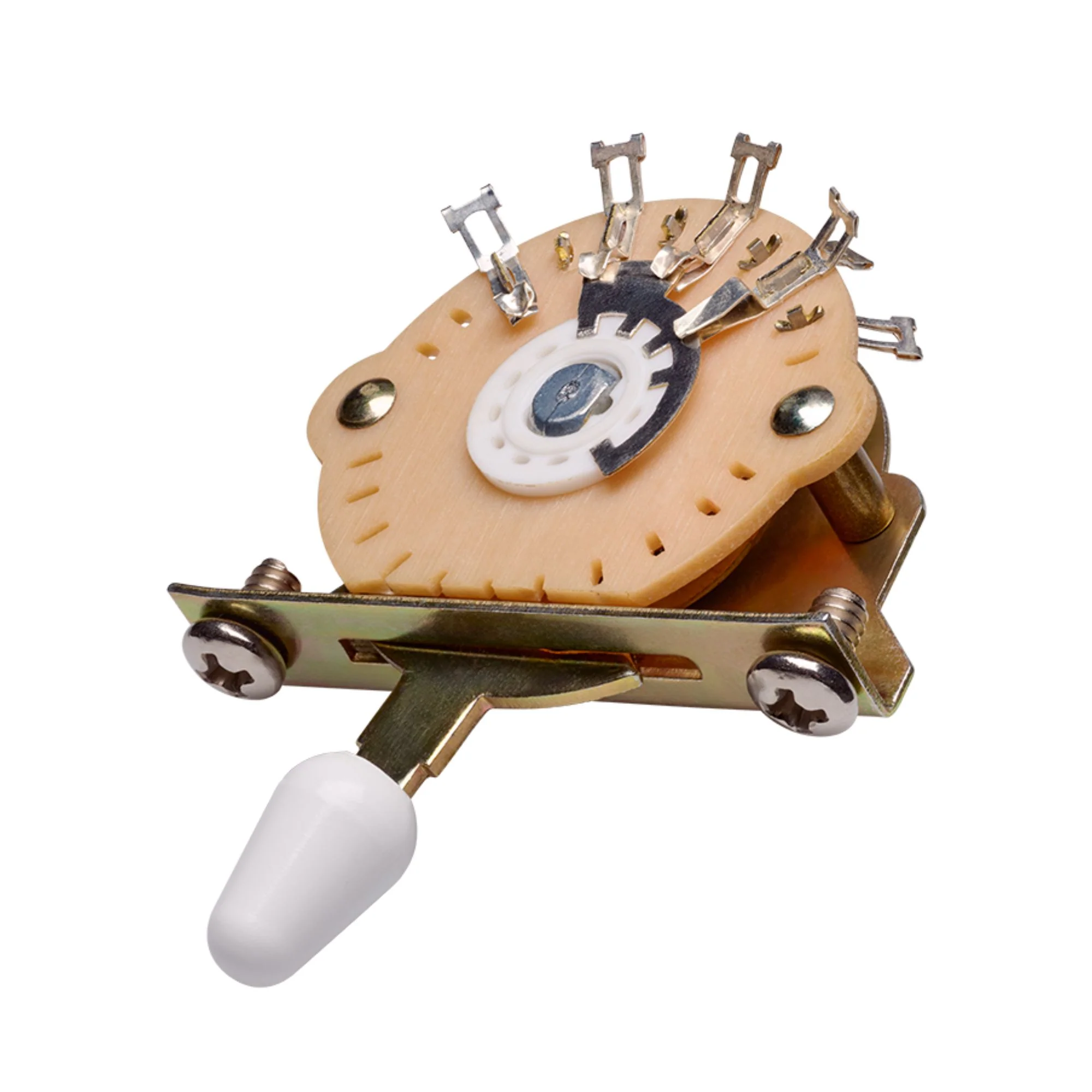 DiMARZIO EP1104 5 Way Slide Switch Open Style - Includes Black and White Knobs
