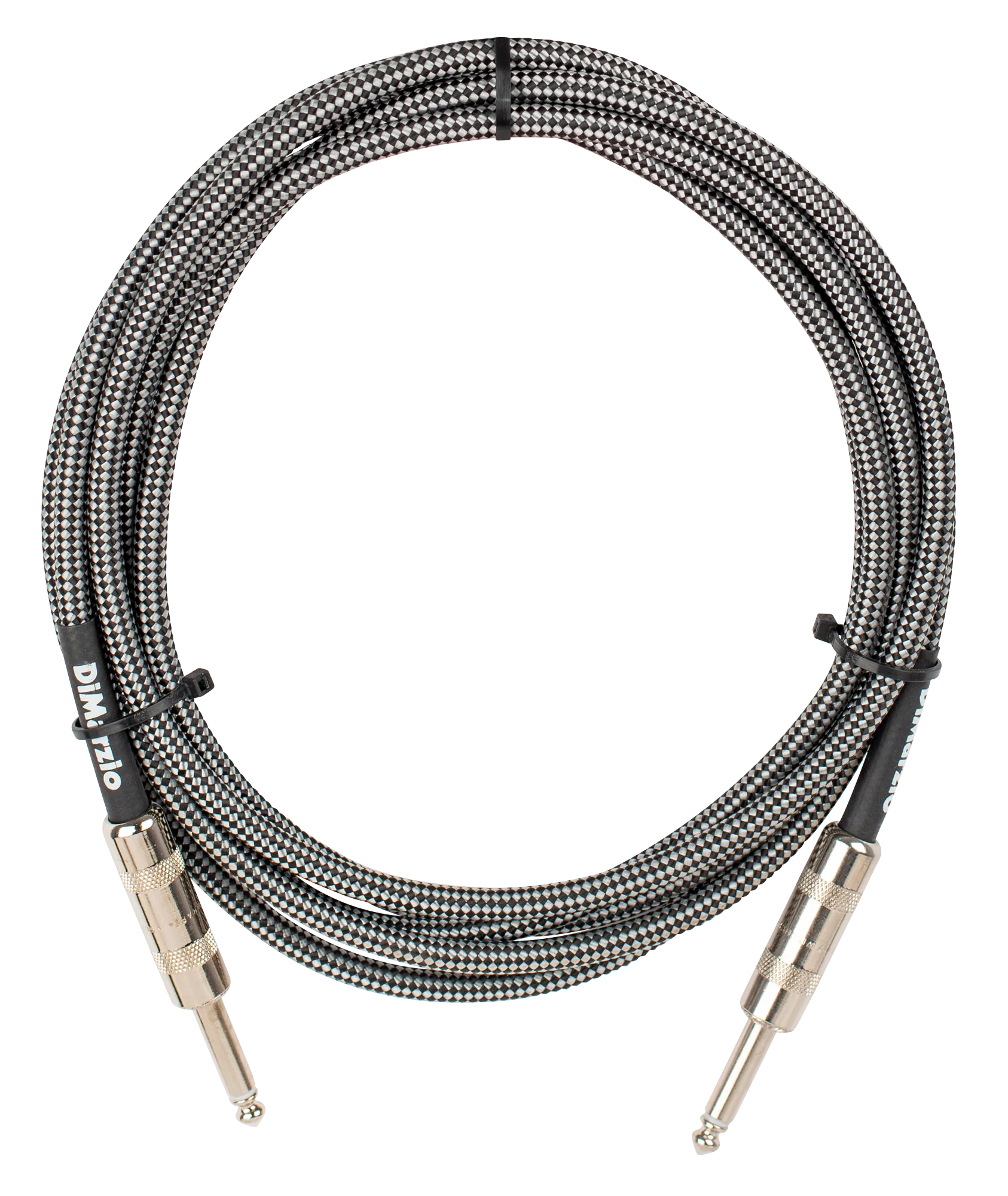 Dimarzio EP1710BG 10 Foot Pro Guitar Cable - Black & Grey