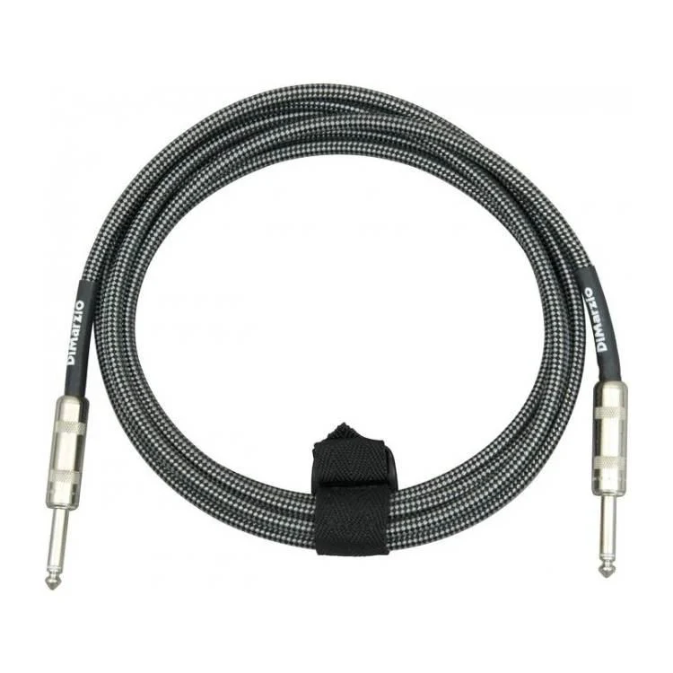 Dimarzio EP1710BG 10 Foot Pro Guitar Cable - Black & Grey - Image 3