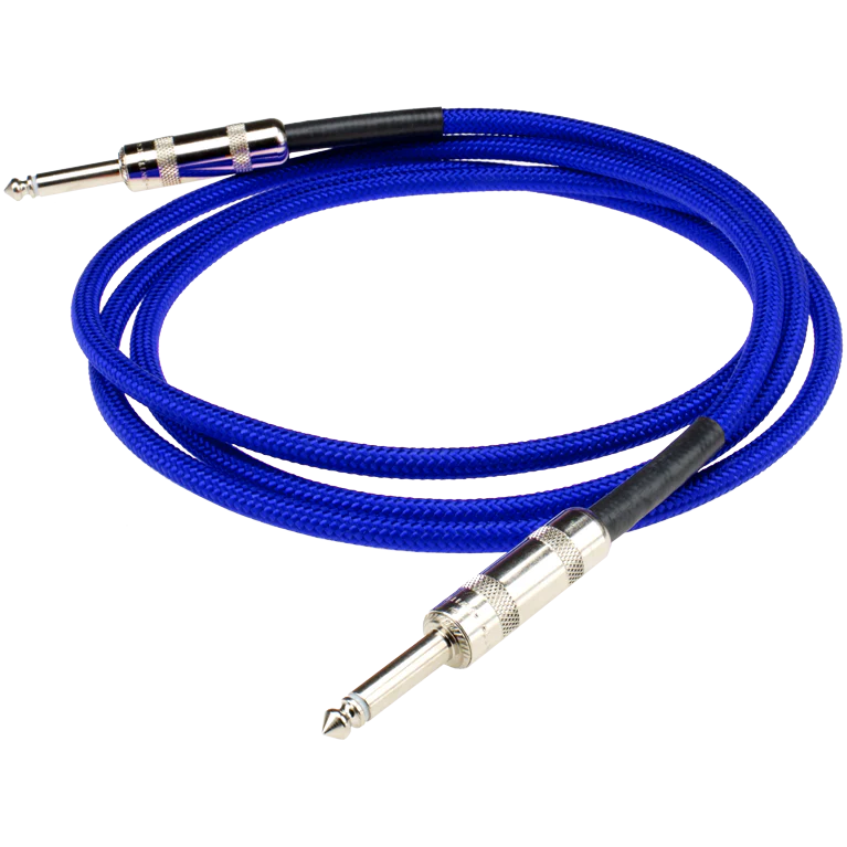 Dimarzio EP1710EB 10 Foot Pro Guitar Cable - Electric Blue