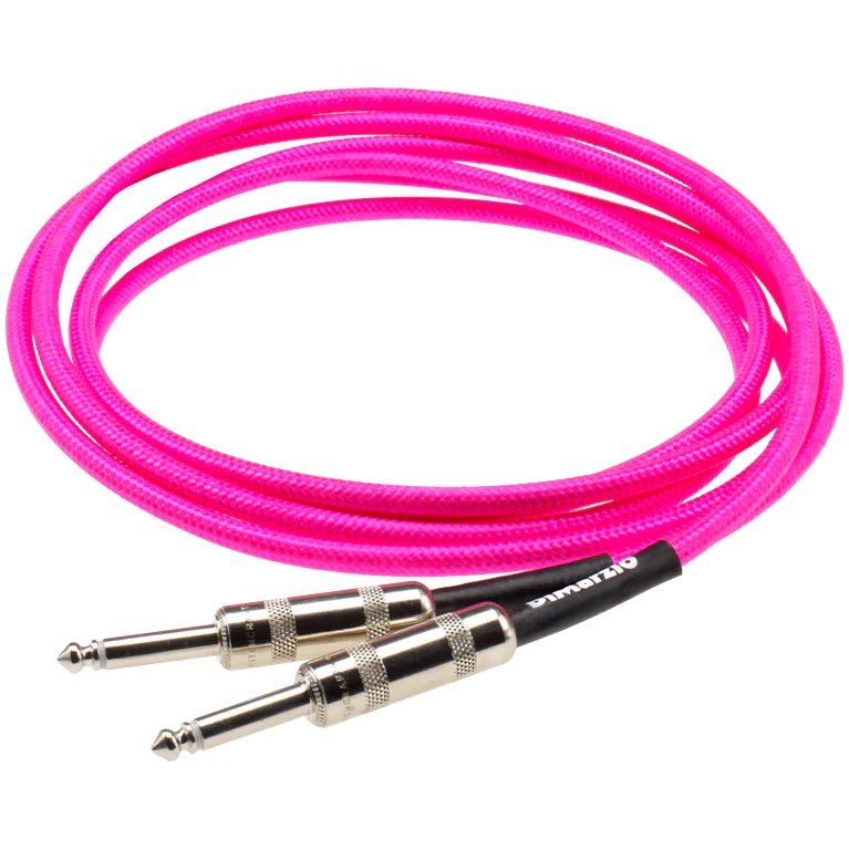 Dimarzio EP1710NP 10 Foot Pro Guitar Cable - Neon Pink