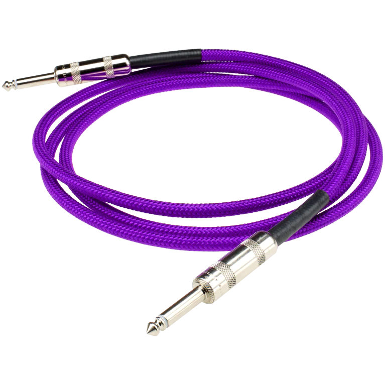 Dimarzio EP1710PL 10 Foot Pro Guitar Cable - Electric Purple
