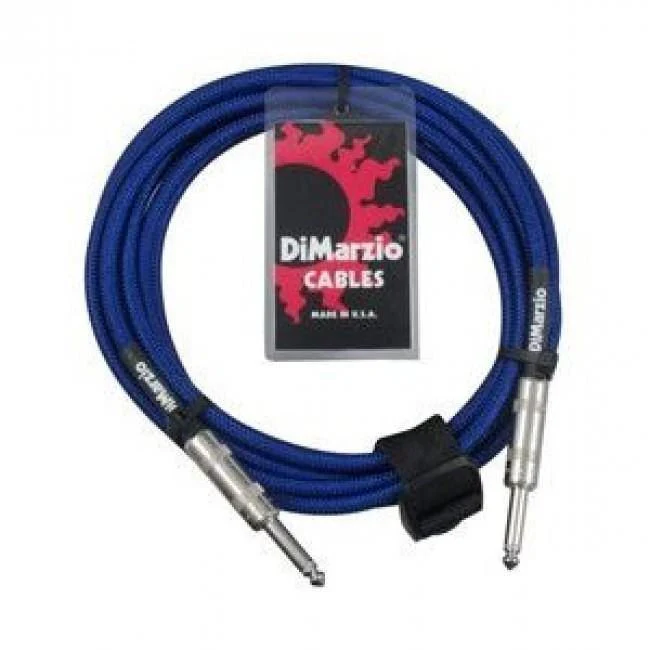 Dimarzio EP1718EB 18 Foot Pro Guitar Cable - Electric Blue - Image 3