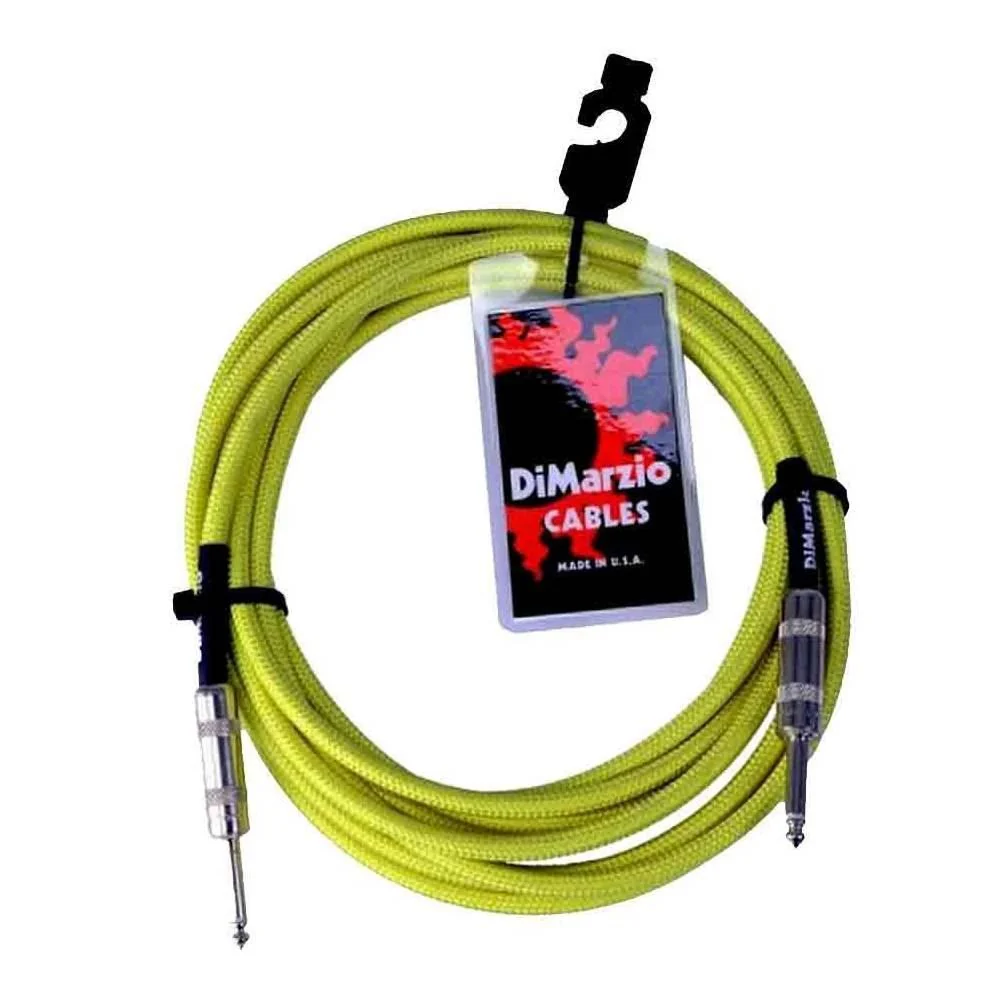 Dimarzio EP1718NG 18 Foot Pro Guitar Cable - Neon Green - Image 2
